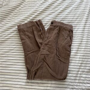 madewell waffle knit trousers